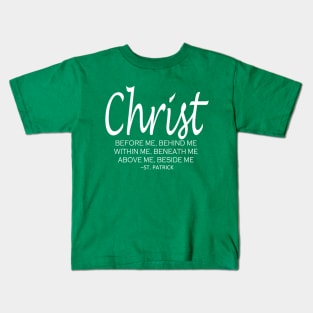 St Patrick Prayer Kids T-Shirt